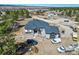 A beautiful home in progress, featuring a modern roof design and spacious construction site nestled in a scenic landscape at 1555 Arrowpoint Ct, Franktown, CO 80116