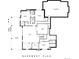 Basement floor plan featuring Gathering room, bar, wine vault, bedrooms, theatre, laundry, and fitness area at 1555 Arrowpoint Ct, Franktown, CO 80116
