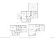 Overall floor plans for basement, first and second floors of home at 6687 S Forest Way # E, Centennial, CO 80121
