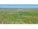 Green aerial view features houses, golf course and a blue sky at 42073 Colonial Trl, Elizabeth, CO 80107