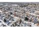 Wide aerial view of the surrounding area at 4745 S Sherman St, Englewood, CO 80113