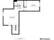 Layout of the house showing the first floor at 7083 Leopard Dr, Lone Tree, CO 80124