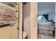 Shower stall in this bathroom with convenient access to the Primary bedroom for added privacy at 1313 Steele St # 606, Denver, CO 80206
