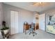 Office nook offers natural light, closet, and a neutral color scheme perfect for a quiet retreat at 1313 Steele St # 606, Denver, CO 80206