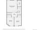 Detailed floor plan showcasing the home's layout, including the bedrooms, bathroom, walk-in closet and hall at 6367 Xavier St, Arvada, CO 80003