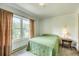 Comfortable bedroom features a large window with nature views and a bedside table at 234 Carroll Ln, Breckenridge, CO 80424