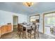 Cozy kitchen with beautiful tile flooring and warm wood cabinetry at 234 Carroll Ln, Breckenridge, CO 80424