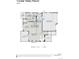 First floor plan of the Crystal Valley Ranch, showing layout for the kitchen, dining room, and living room at 5326 Lions Paw St, Castle Rock, CO 80104