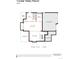 Basement floor plan for Crystal Valley Ranch, showcasing optional recreational rooms and additional storage space at 5326 Lions Paw St, Castle Rock, CO 80104