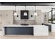 Modern kitchen with a large island, stainless steel appliances, and custom cabinetry at 5326 Lions Paw St, Castle Rock, CO 80104