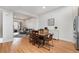 Cozy dining area, showcasing a view of the living room and kitchen at 7808 W 43Rd Pl, Wheat Ridge, CO 80033
