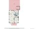 Detailed floor plan showing layout of living spaces, including primary bedroom, kitchen, living room, and outdoor courtyard at 4635 Teller St, Wheat Ridge, CO 80033