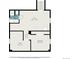 Floor plan displaying room dimensions including a bedroom, utility room, and bathroom at 4635 Teller St, Wheat Ridge, CO 80033