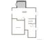 Basement floor plan displaying an unfinished area and space to add a bathroom and rec room at 730 Lawson Dr, Elizabeth, CO 80107