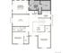 Second floor plan featuring primary bedroom, deluxe primary bath, loft, laundry, and two additional bedrooms at 730 Lawson Dr, Elizabeth, CO 80107