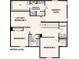 Upper level floor plan with owner's suite, laundry, loft/bedroom, and bedrooms 2 and 3 at 4284 Gozzer Ranch Dr, Elizabeth, CO 80107