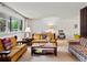 Cozy living room featuring classic furnishings and a large window offering plenty of natural light at 3018 S Depew St, Denver, CO 80227