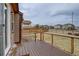 Outdoor deck with views of the backyard at 7809 Bandit Dr, Castle Rock, CO 80108