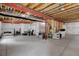 Spacious unfinished basement provides a blank canvas for creating a customized living area or recreational space at 7809 Bandit Dr, Castle Rock, CO 80108
