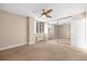 Spacious bedroom with large windows and ample closet space at 1196 N Grant St # 501, Denver, CO 80203