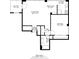 Detailed floor plan showcasing the layout of the living room, kitchen, bedroom, and balcony at 1196 N Grant St # 501, Denver, CO 80203