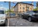 Convenient parking lot view, highlighting available parking spaces and accessibility at 1196 N Grant St # 501, Denver, CO 80203