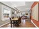 View from the dining room that leads to living area at 1686 S Logan St, Denver, CO 80210