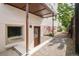 Basement access at rear of house with adjacent walkway at 2990 Osceola St, Denver, CO 80212