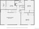 Floor plan of basement featuring a recreation room, bedrooms, a laundry area, and a utility room at 10751 W 66Th Ave, Arvada, CO 80004