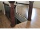 View of staircase featuring finished wood at 10751 W 66Th Ave, Arvada, CO 80004