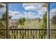 Breathtaking view of mountains and the city skyline from the balcony at 20148 E Windy Pine Pl, Parker, CO 80134