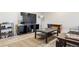 Neutral living room features contemporary decor and ample space at 480 S Marion Pkwy # 901, Denver, CO 80209