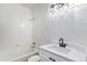 Clean bathroom with shower and vanity at 5010 Golden Eagle Pkwy, Brighton, CO 80601