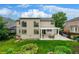 Spacious backyard with a covered patio perfect for entertaining, featuring lush greenery and natural light at 5774 S Genoa Ct, Aurora, CO 80015