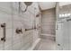 Beautiful shower with dual showerheads and seats offering a spa-like experience at 788 Alumroot St, Castle Rock, CO 80104