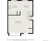 Floor plan featuring the kitchen, dining area, and living room at 19707 E Princeton Pl, Aurora, CO 80013