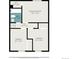 Floor plan featuring the primary bedroom, bathroom, hall, and additional bedroom at 19707 E Princeton Pl, Aurora, CO 80013