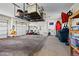 Organized three-car garage with storage systems and ample space at 372 Castlemaine Ct, Castle Rock, CO 80104