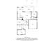 Floorplan with dimensions showing the layout of the kitchen, living room, and dining room at 17452 W 83Rd Pl, Arvada, CO 80007