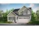 Charming two-story home with a covered porch, two-car garage, and inviting curb appeal at 39735 Gibson St, Elizabeth, CO 80107