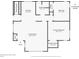 Floor plan including kitchen, living room, bathroom, and bedroom dimensions at 5355 S Windermere St, Littleton, CO 80120
