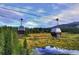 Stunning aerial view of mountain community with ski resort access and gondola at 52 West Point Lode # A, Breckenridge, CO 80424