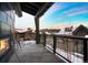 Deck with fireplace and mountain views at 52 West Point Lode # A, Breckenridge, CO 80424