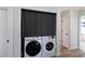 Convenient laundry area with modern washer and dryer units at 294 Willowick Cir, Highlands Ranch, CO 80129