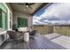Balcony with seating and a view of the neighborhood at 5251 Silver Hare Ct, Castle Rock, CO 80104