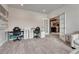Spacious home office with ample desk space and natural light from the French doors, perfect for productivity at 5251 Silver Hare Ct, Castle Rock, CO 80104