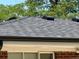 Close-up of a well-maintained roof with new gray shingles and modern vents, ensuring weather protection at 3054 Victor St, Aurora, CO 80011