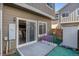Cozy patio with sliding door access to the house at 14700 E 104Th Ave # 1105, Commerce City, CO 80022