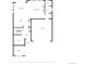 Floor plan of the first floor of the home showing the foyer, office, kitchen, dining area, and garage at 6802 S Uriah St, Aurora, CO 80016