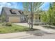 Charming two-story home with a spacious driveway, a two car garage, and a welcoming covered front porch at 3342 Springmeadow Cir, Castle Rock, CO 80109